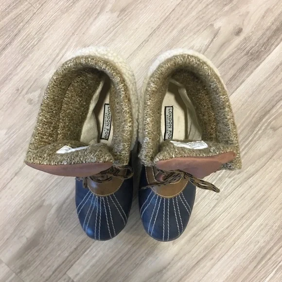 LONDON FOG Womens Mitten Cold Weather Duck Boot for Snow - Picture 6 of 8